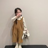 Set for leisure, shirt, autumn overall, oversize, children's clothing