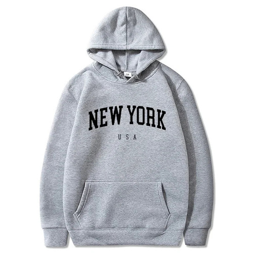 Men's and Women's Hooded Fashion Letter Print Pattern Sweatshirt Loose Casual Hooded Sweatshirt Sportswear