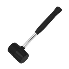 Black handle hammer Leather carving hammer Black handle hammer Rubber hammer Hand hammer Sledge hammer Large hammer percussion tool