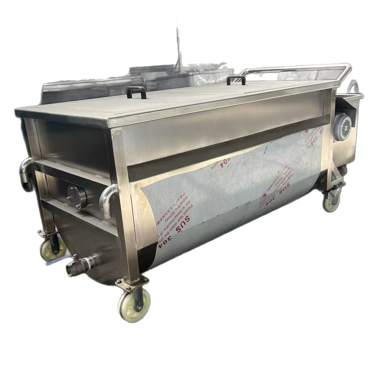 camión de mezcla móvil equipo de procesamiento de salsa de chile de olla caliente camión de rotación de base de par torcido máquina de expansión de enfriamiento