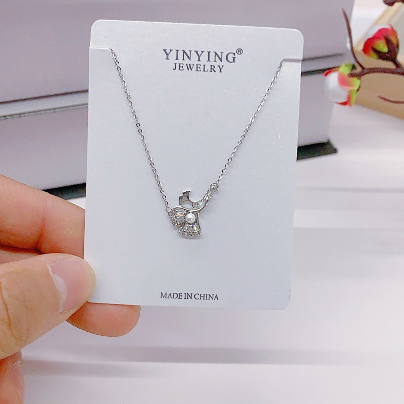 작은 진주 이중 은행잎