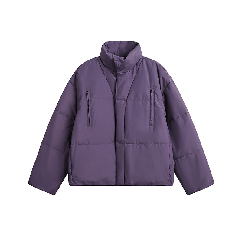 ATBORDER Winter Japanese solid color retro down jacket