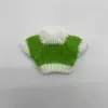 Green bottom and white edge