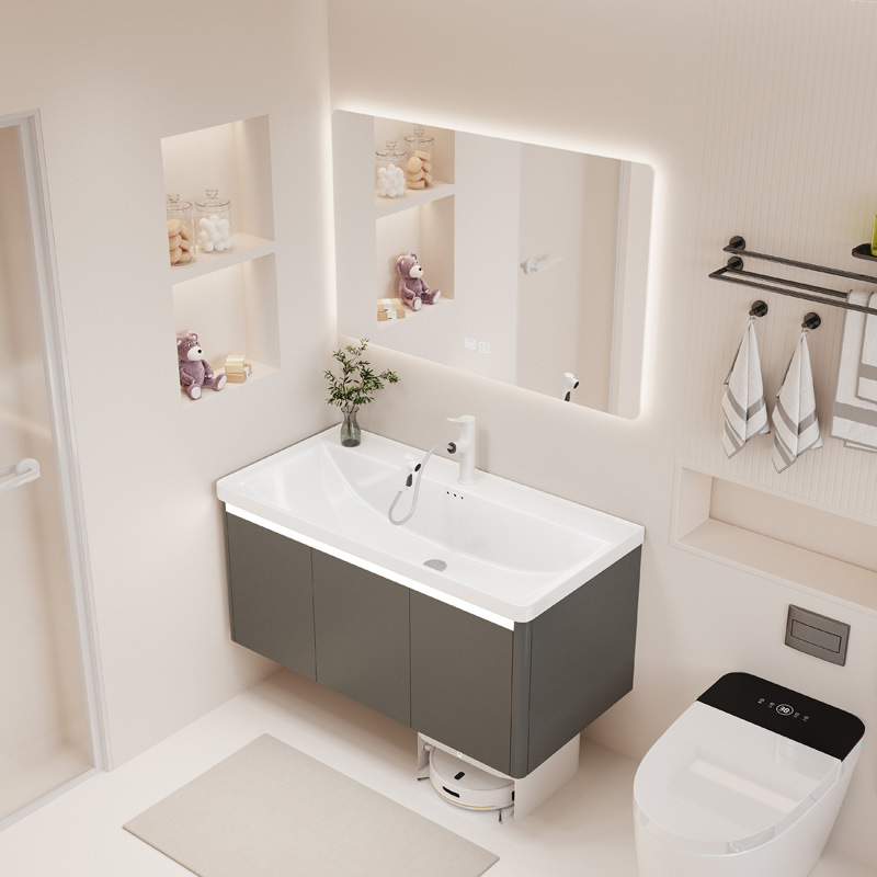 gabinete de baño cerámica integral lavabo tipo cajón de baño lavabo marino lavabo lava