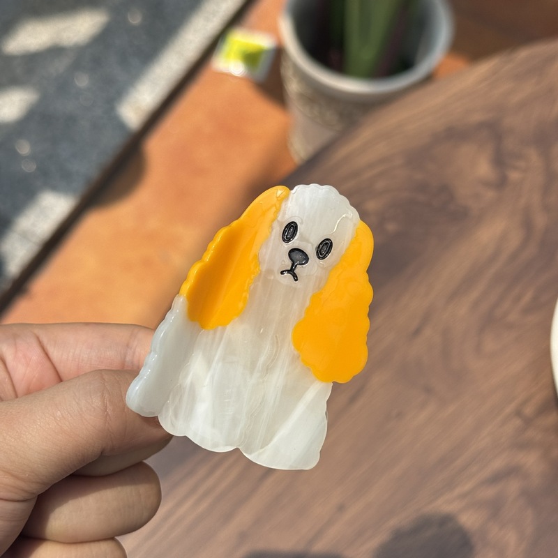 新しい子犬楽しい酢酸クリップテディコーギー漫画動物ヘアクリップダックスフント後頭部サメクリップ|undefined