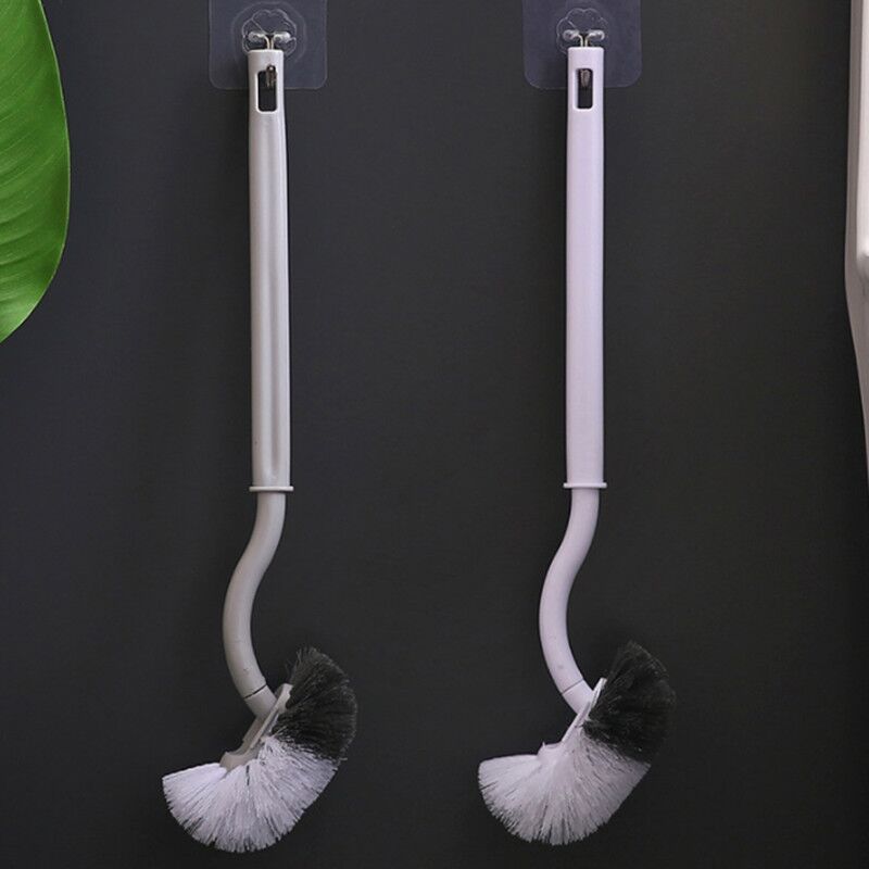 Household Bathroom Long-handled Toilet Brush Toilet Horse Poke Brush Cleaning Wall-mounted Toilet Cleaning Toilet Without Blind S