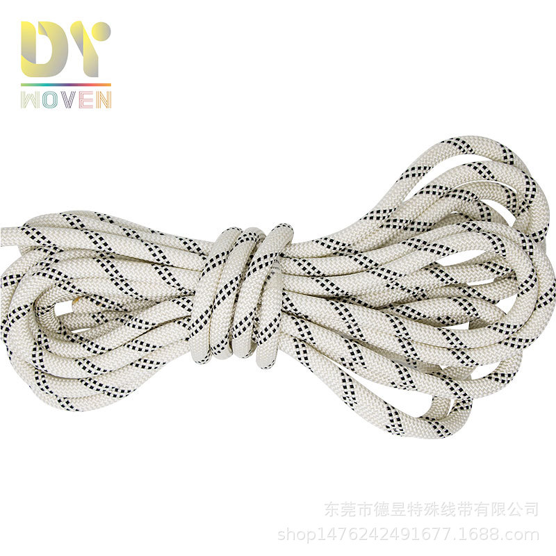 厂家直销尼龙拉绳 黑色尼龙编织绳 便携带户外用绳