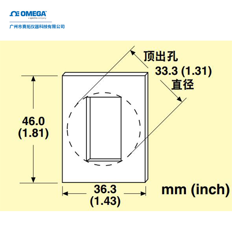 进口标准插孔面板欧米伽JP系列热电偶插头JP-K-F JP-T-F JP-J-F
