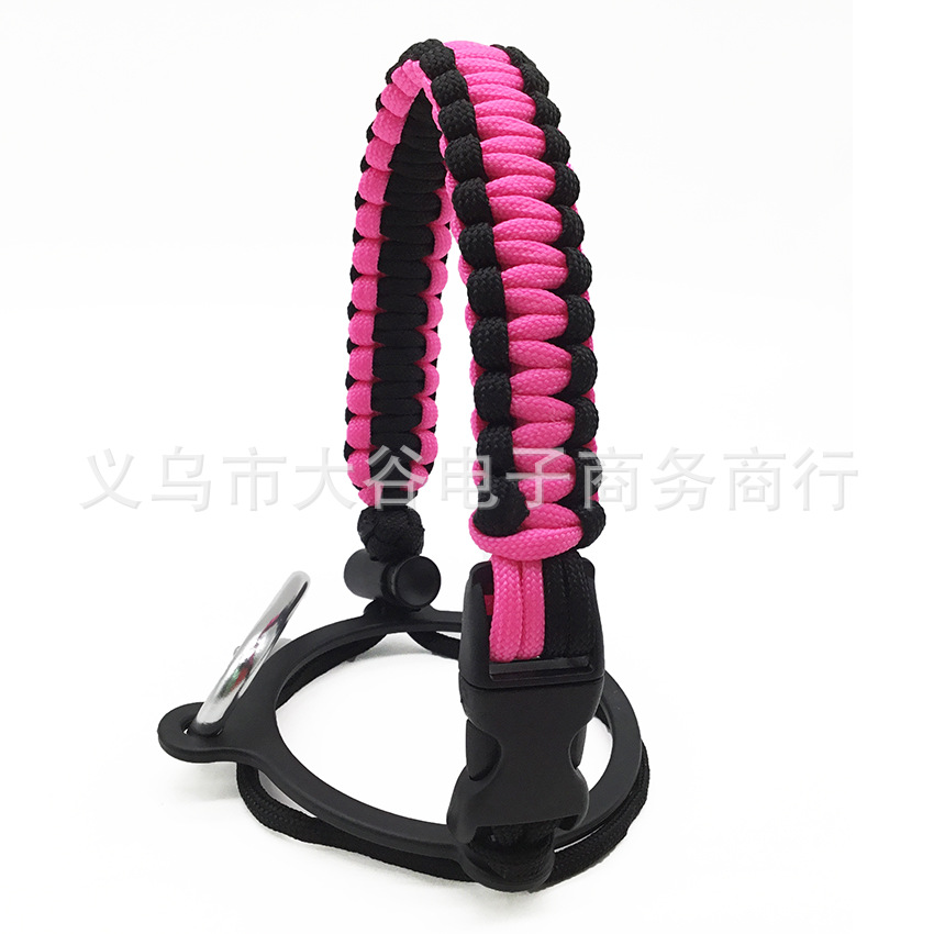 Amazon hidro frasco espacio olla llevar cuerda boca ancha taza de agua cuerda trenzada hervidor llevar cuerda portátil