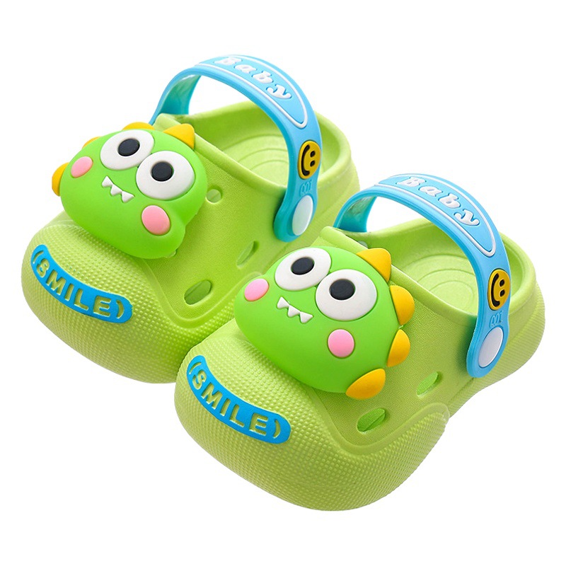 Children's Croc Shoes Summer Girls Indoor Non-Slip Cartoon Boys' Middle and Large Children's Baby Sandals Wear Beach Sandals