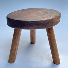 实木年轮可坐家居ins风新款实木小板凳实木凳子大人小板凳木头