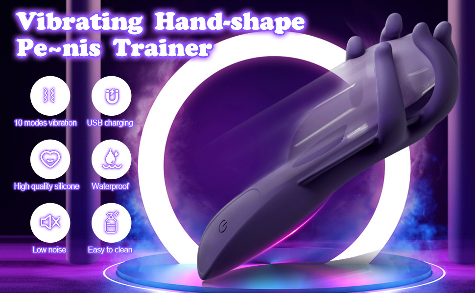 Tender Jade Finger Male Masturbator with 10-Frequency Vibration and Prostate Stimulation — detail image 1