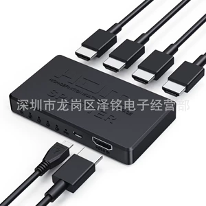 Дистрибьютор HDMI одна минута четырех высокой линии высокой четкости.