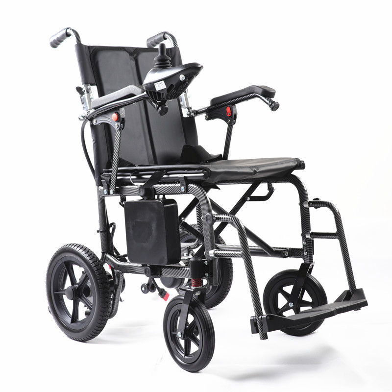 Factory direct sale can be on the plane electric wheelchair for the elderly scooter ultra light folding elderly disabled