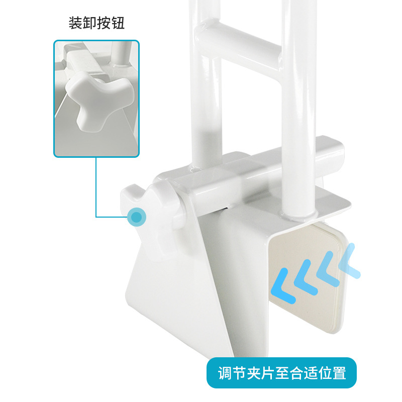 Asas para el baño sin taladro, soportes de seguridad antideslizantes, barras de ayuda para personas mayores/maternidad.