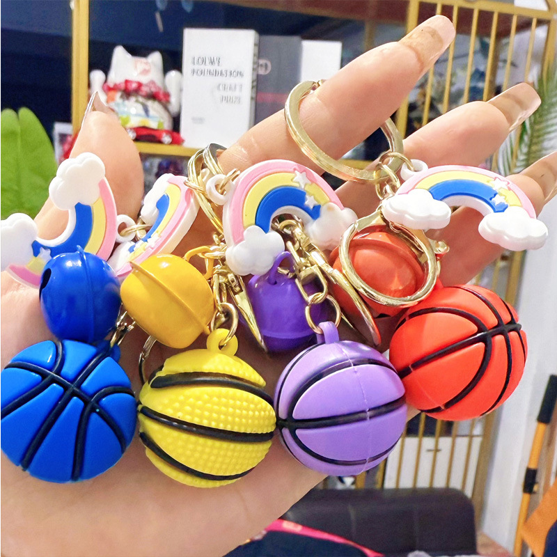 Creative basketball keychain PVC
