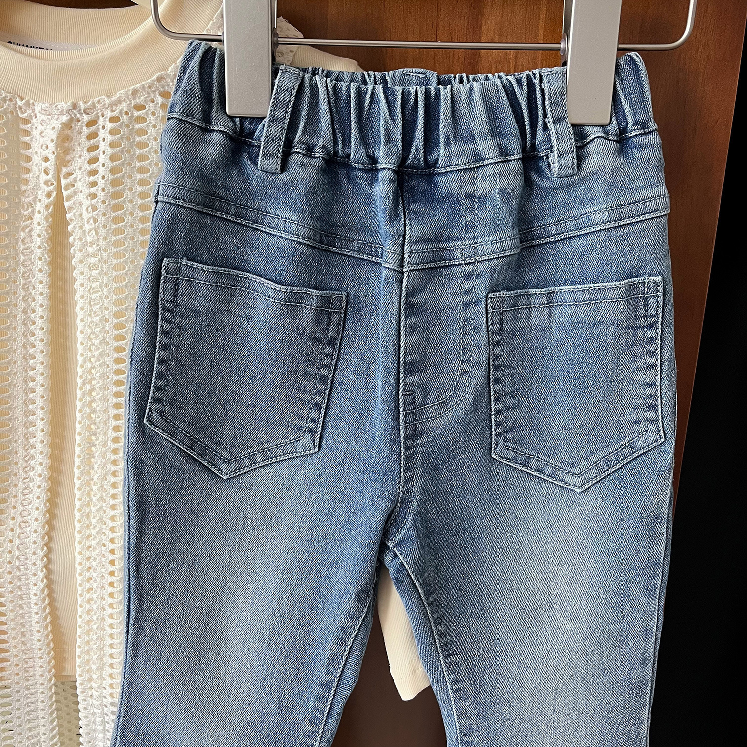Mädchen 3-teiliges Freizeitset Mit Tanktop Langarmshirt Und Jeans_voghion.com