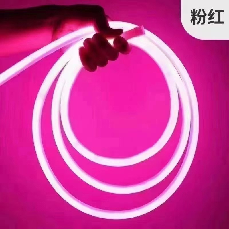 高压led灯带360度圆形发光霓虹柔性家装广告招牌露营氛围灯条|undefined