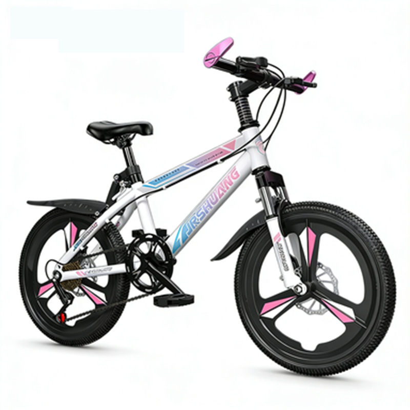 Bicicleta de montaña adolescente niño niña bicicleta amortiguador de freno de goma de cambio de velocidad ligera montar freno sensible image 6