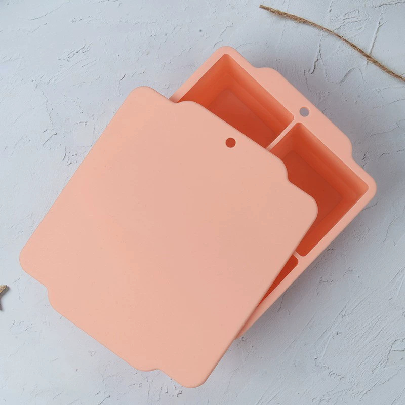 Molde de Silicona para Hielo de Grado Alimenticio Desmoldeo Fácil Congelación Rápida