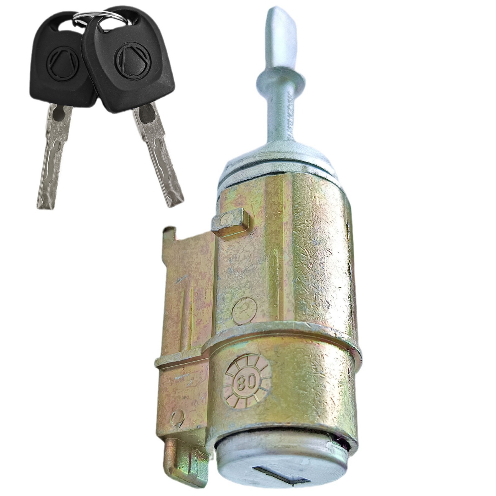 Cerradura de puerta para Audi A6 cilindro de puerta 2 llaves Accesorios de automóviles para cilindro de cerradura