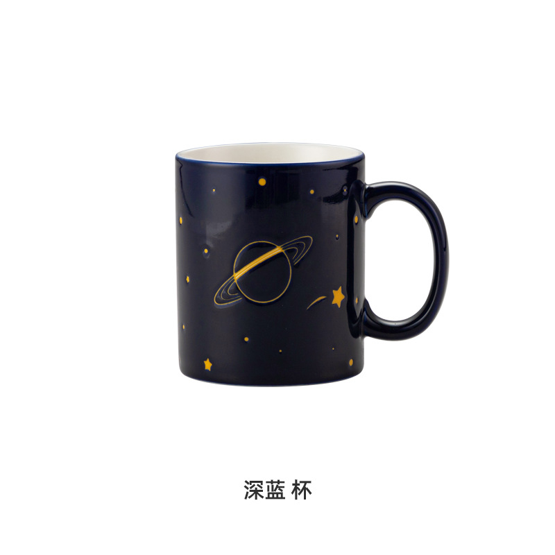 Transfronterizo Amazon cerámica personalizada taza americana taza de té con tapa pareja hombres y mujeres taza de café hogar al por mayor