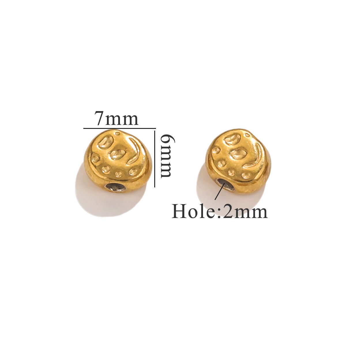 Acero inoxidable barroco viento cuentas cuentas de acero de titanio de Europa y América DIY collar de pulsera accesorios impermeables