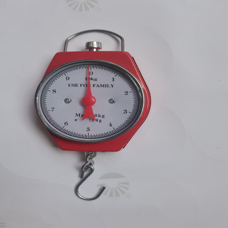 Escala de hierro 5 kg pequeña escala de resorte escala portátil escala de estructura escala