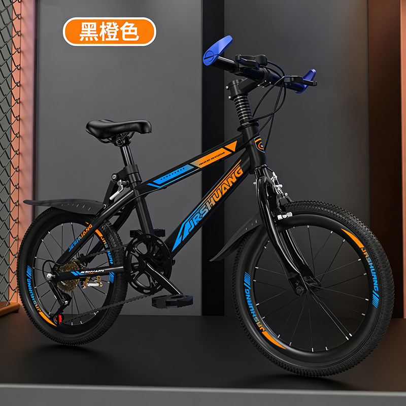 Bicicleta de montaña adolescente niño niña bicicleta amortiguador de freno de goma de cambio de velocidad ligera montar freno sensible image 15