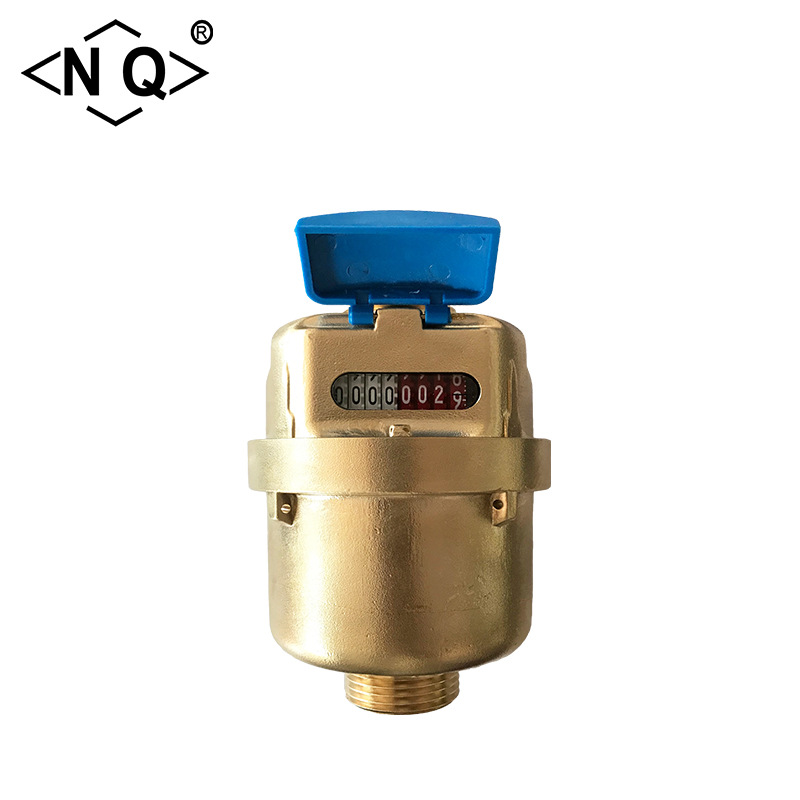 宁波宁桥水表厂家直销DN25容积式水表出口规格多选全铜外壳