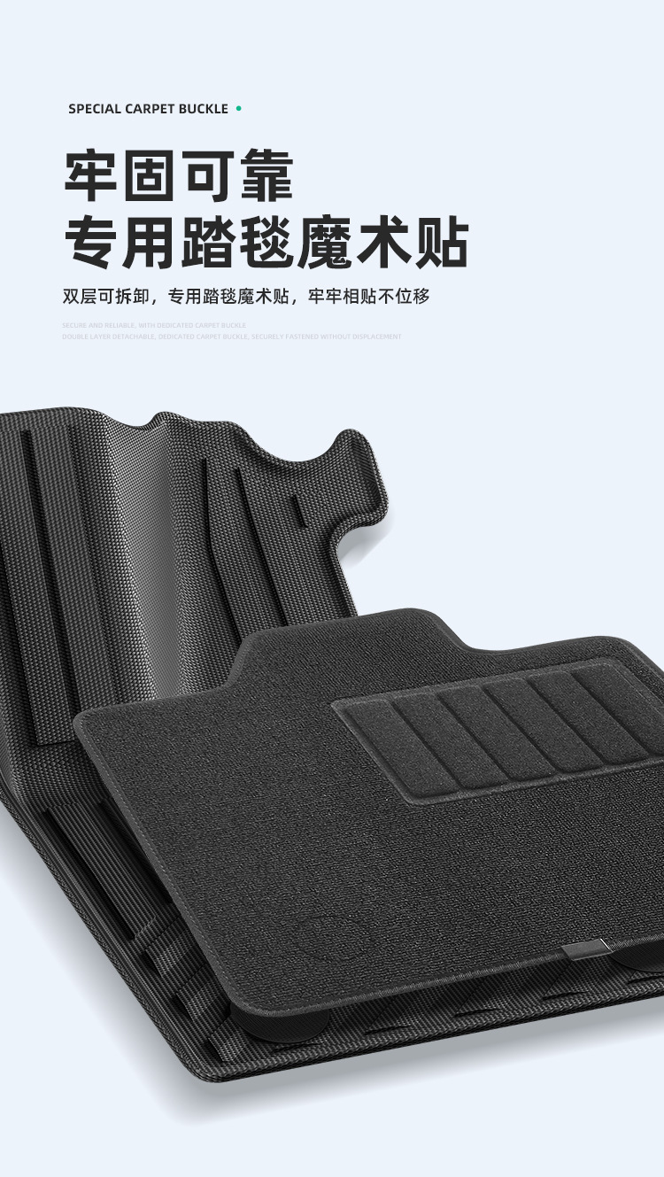 Suitable for 24 Models of Chery Icar03/Jaecoo J6 Car Floor Mats, Left and Right Steering Wheel Tpe Floor Mats, Trunk Mats