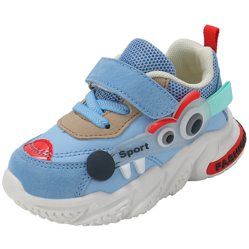 Anti-slip soft sole light functional shoes for small and medium-sized children New toddler shoes Baby shoes Autumn children wholesale for girls