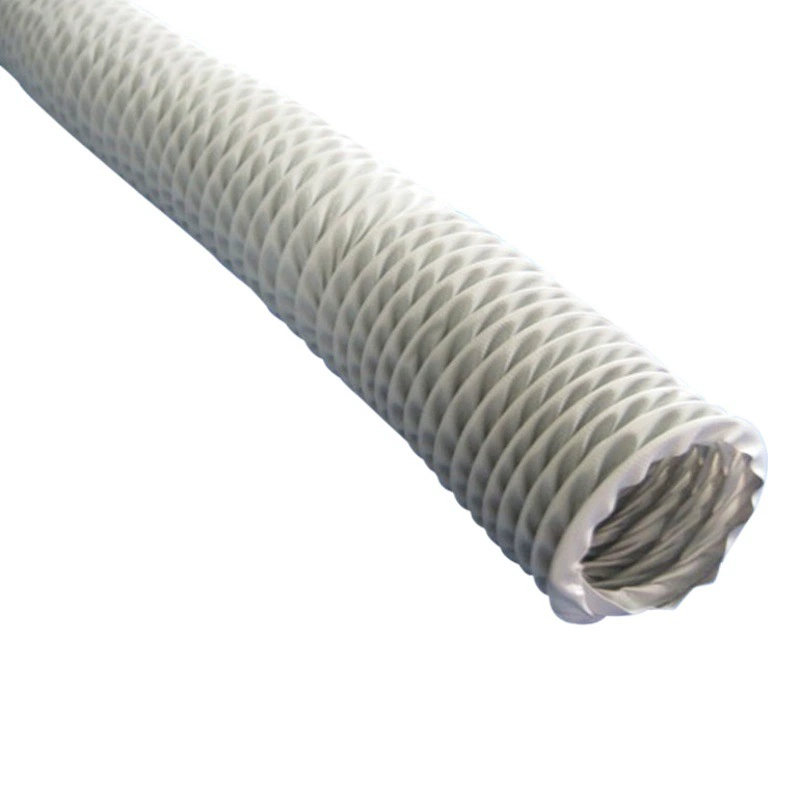 Воздуховод для кондиционирования свежего воздуха производитель гибкой трубы выхлопная труба телескопический шланг из алюминиевой фольги воздуховод из ПВХ