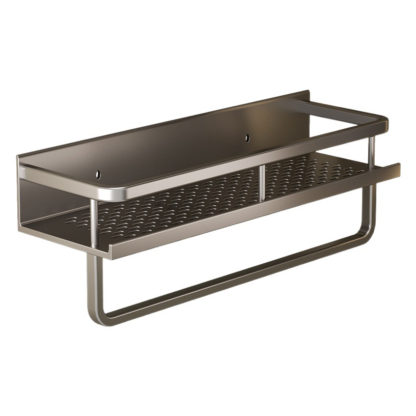 Estante de almacenamiento de baño lavabo sin perforar baño de lujo ligero montado en la pared inodoro estante de almacenamiento de pared