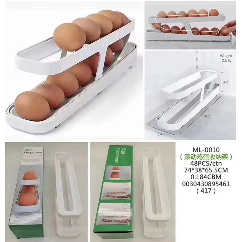Выдвижной диспенсер для яиц Стеллаж для хранения яиц трансграничный Новый