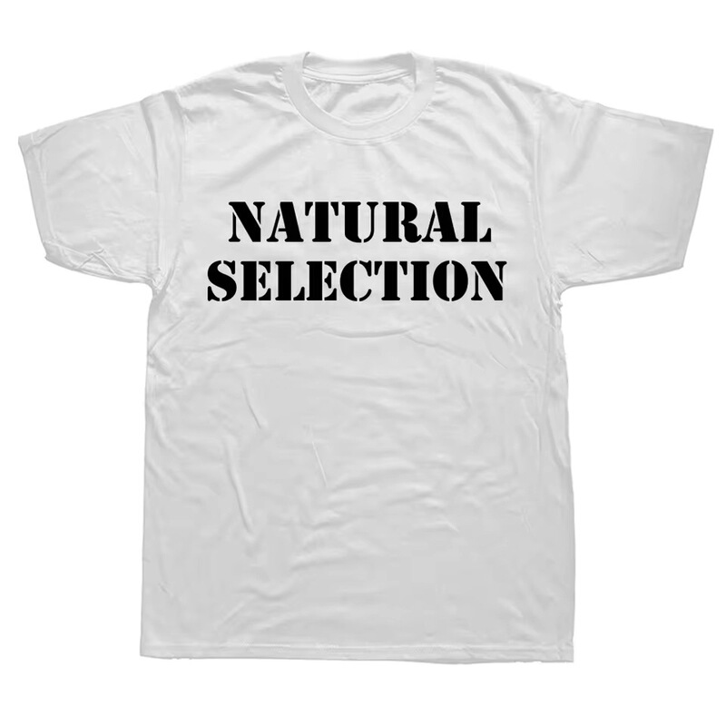 Women's Natural Choice University Economics Text Evolution Theory Pattern T-Shirt Casual Street Harajuku Style Short Sleeve