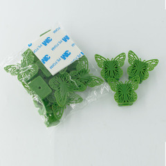 綠蘿爬牆神器 綠植藤蔓室內爬牆免釘自粘掛鈎 新款蝴蝶綠蘿固定夾