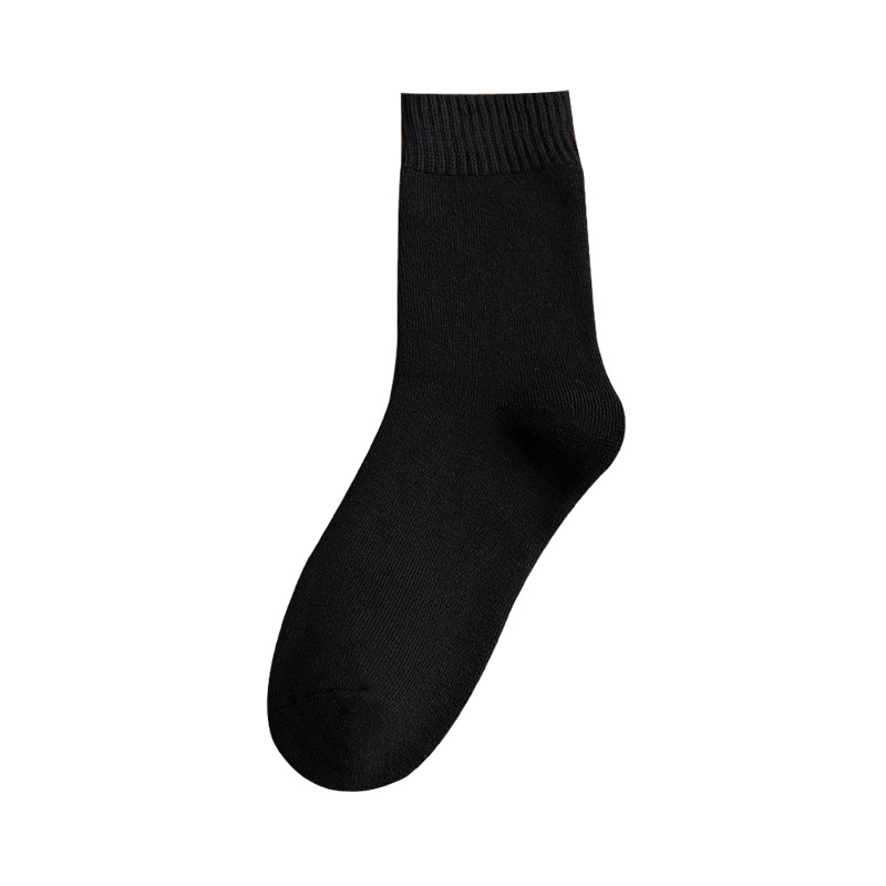 Calcetines de rizo para niños y calcetines de tubo acolchados de terciopelo para otoño e invierno, calcetines de toalla cálidos, calcetines de mujer, medias para niños