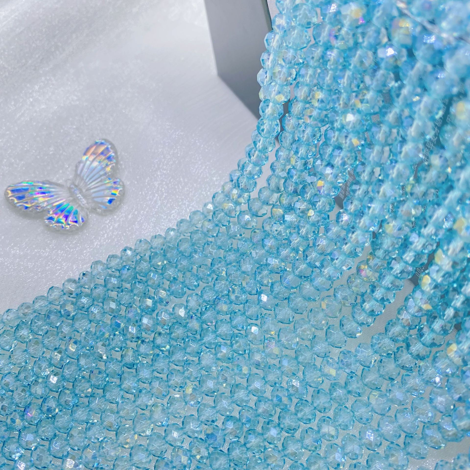 라이트 블루 휠 체인