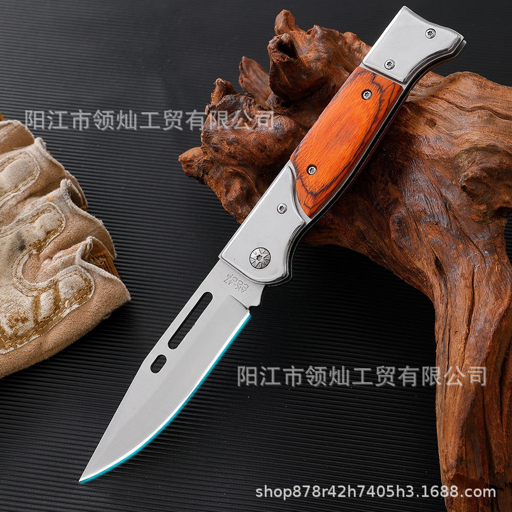 户外折叠刀不锈钢小刀家用厨房多用刀水果刀野外露营便带小刀