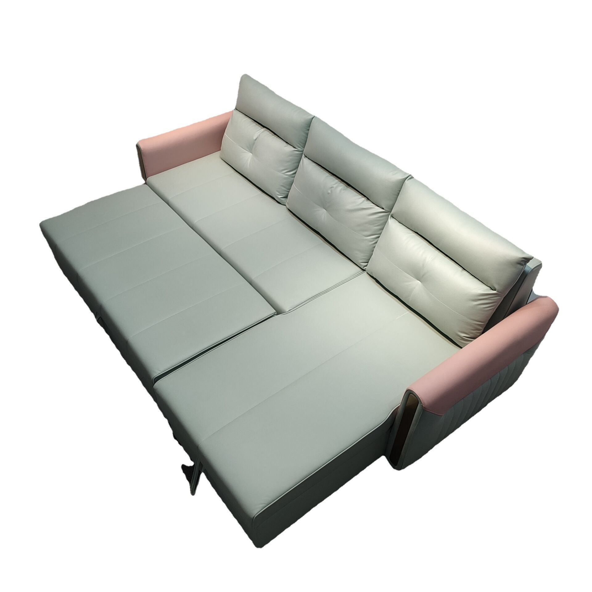 Sofá cama plegable de doble uso moderno simple sofá cama de aire plegable tela de tecnología sin lavado sofá de almacenamiento multifuncional
