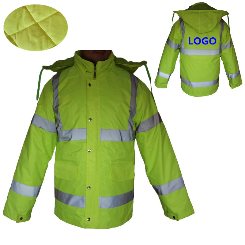 冬季道路救援环卫绿化工作服套装男反光棉衣防水加厚保暖防寒棉袄