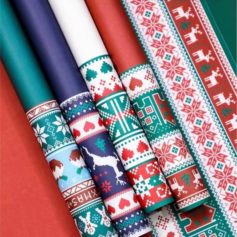 LUCIA露熙雅鲜花包装纸圣诞毛衣包花纸花店用品FL160011