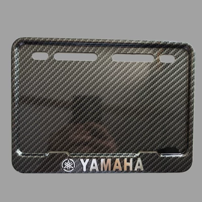 Other Automotive Exterior Supplies license plate protection frame advertising license - yamaha-stereo-carbon-fiber-color