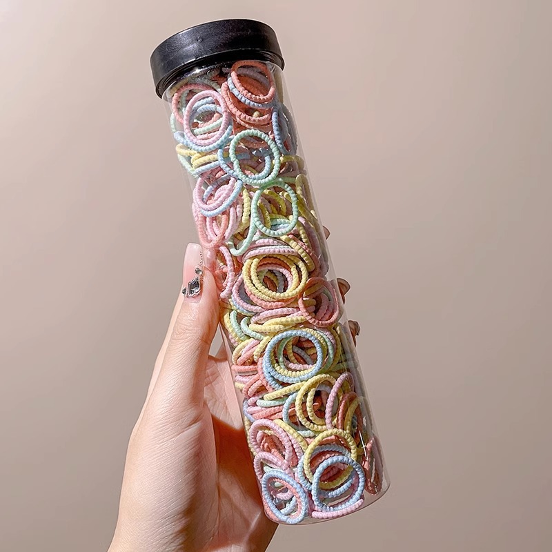 Ligas Elásticas Desechables para Cabello de TPR, Alta Elasticidad, para Niños y Mujeres
