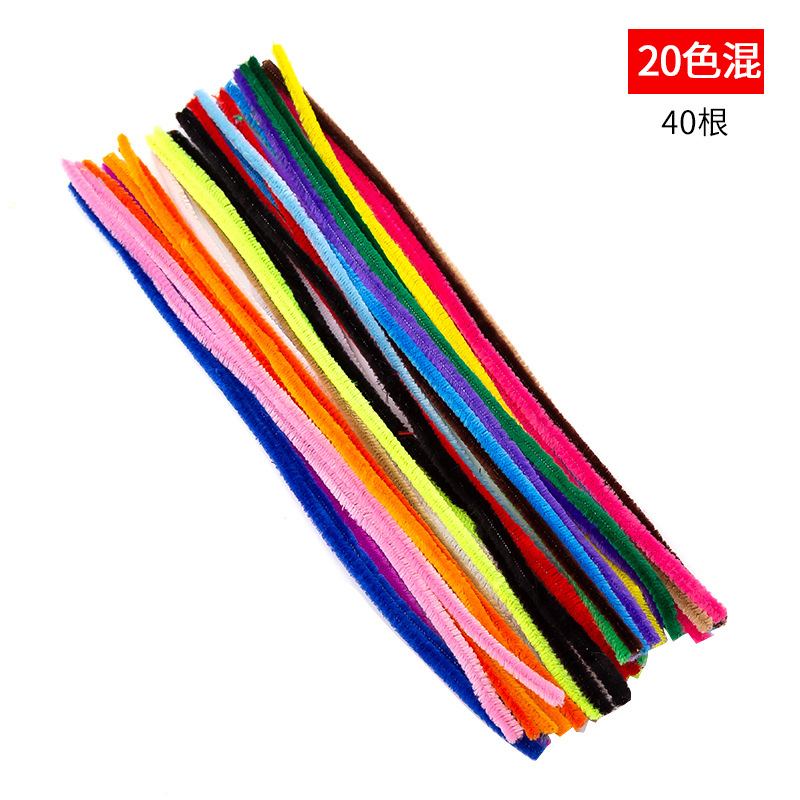 Macaron de color, raíz de pelo, cifrado, bricolaje hecho a mano, barra de torsión, venta al por mayor, juguetes para niños, paquete de material de arte