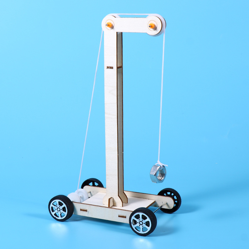 学生科学小实验 diy重力小车万有引力科技制作能量守恒发明玩教具