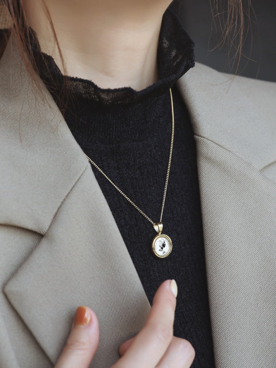 Pendant Necklace Classification New Trendy High-grade Simple Graceful Titanium Steel Necklace For Women Spring And Summer Hot-selling Non-fading Exquisite Clavicle Chain