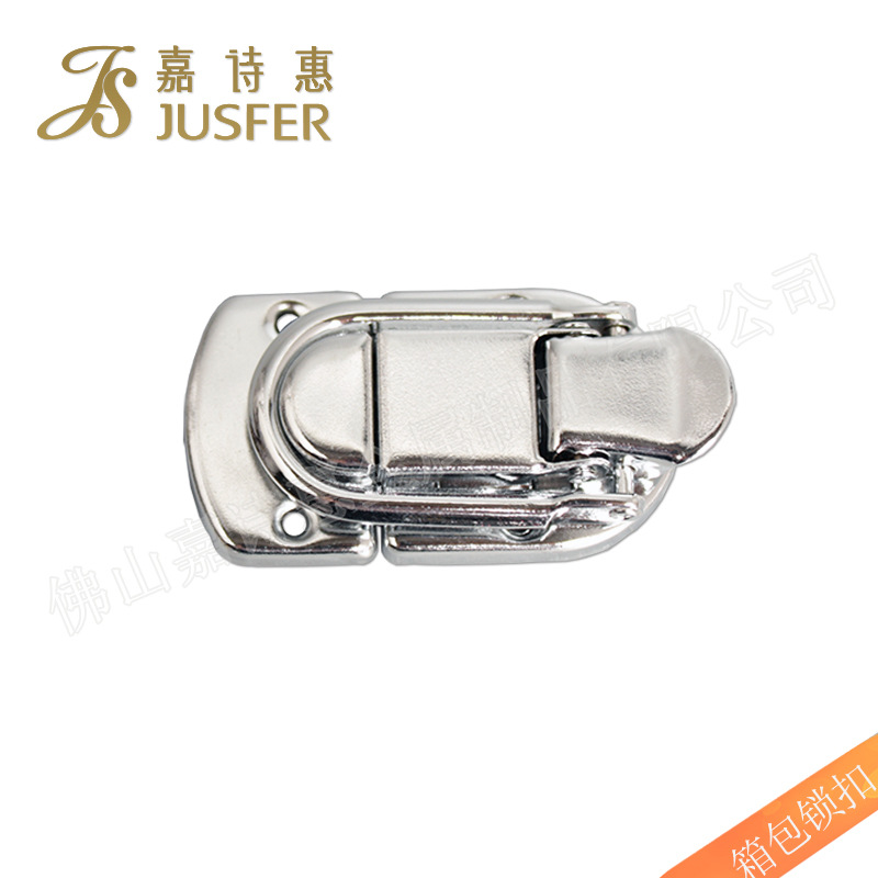Leather trunk Lock catch Manufactor Luggage and luggage Metal Lock catch Buckle Tin box lock Chrome Leather trunk Lock catch