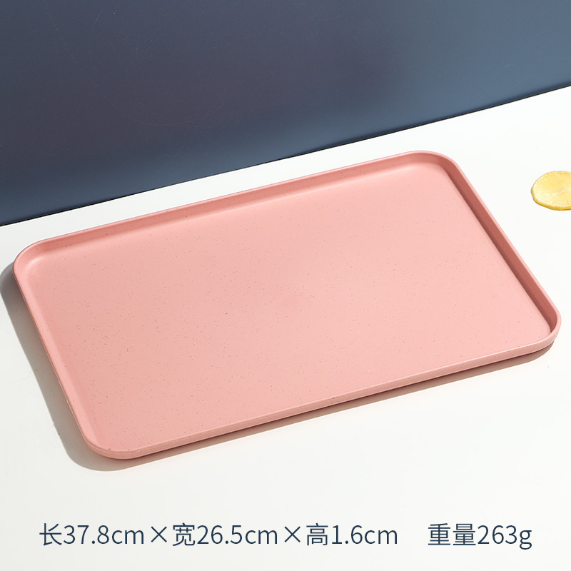 長方形のトレイ、水カップ、ティーカップ、フルーツプレート、大容量、食堂、ホテル、北欧風、インスタで話題の同型|undefined